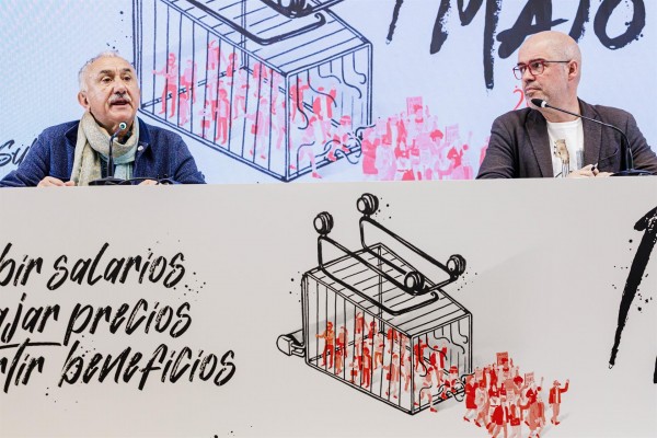 CCOO y UGT irán al 1 de Mayo sin perspectivas de un acuerdo sobre convenios con la patronal

