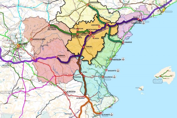 El Congreso apoya sin votos en contra la propuesta de Teruel Existe de crear un 'corredor del Este'
