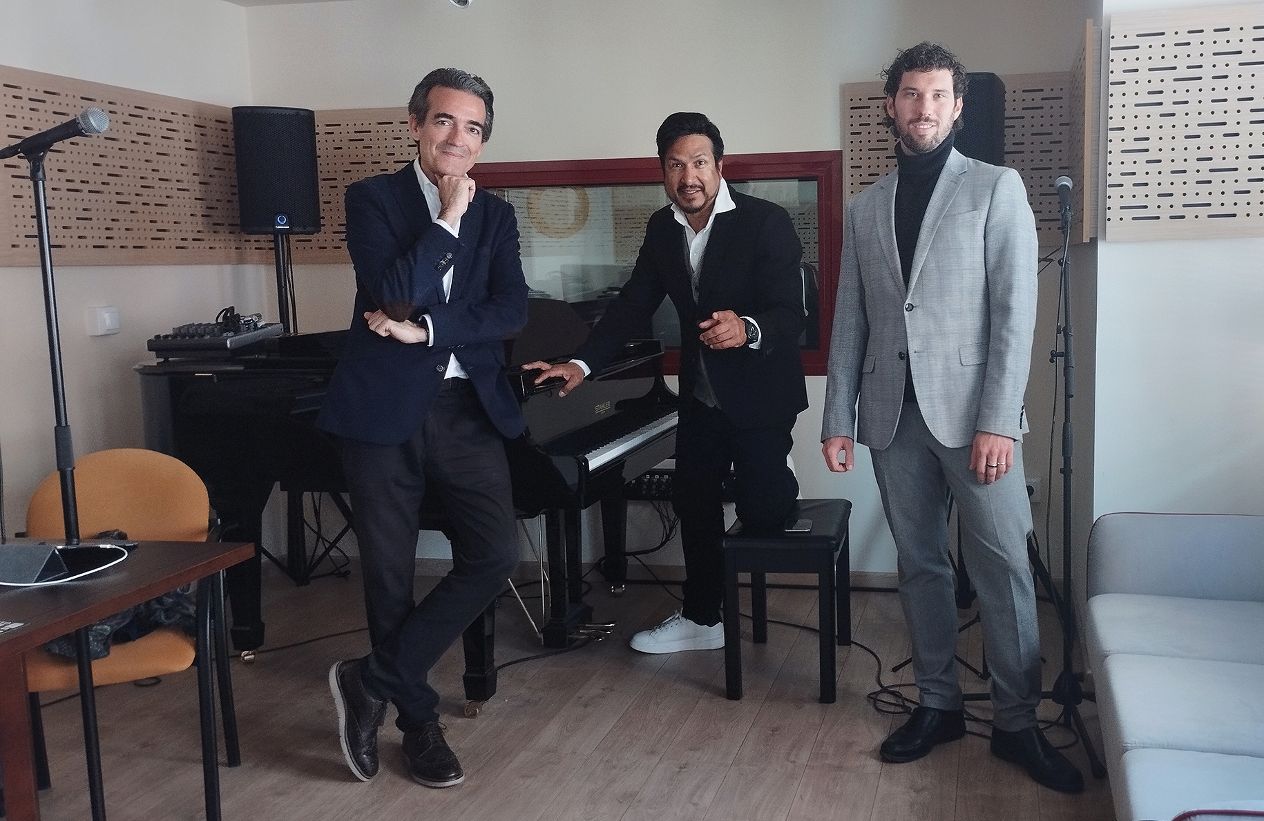 Trivox, compuesto por Javier Robles, Jorge Páez y Matías Nilsson (de izq. a dcha.) - 