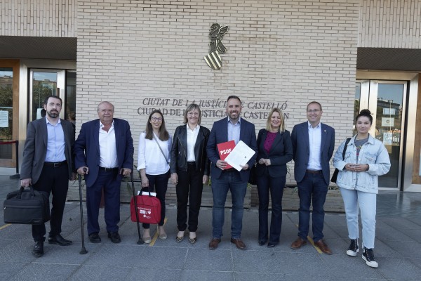 El PSPV de Castellón registra su lista autonómica con el objetivo de 