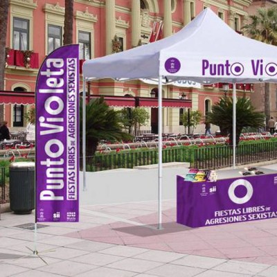 La Subdelegación instala dos 'puntos violeta' en la romería de Santa Faz de Alicante