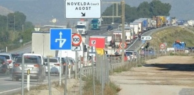 Uepal reclama la reforma urgente de la A-31 entre Monforte del Cid y Villena 