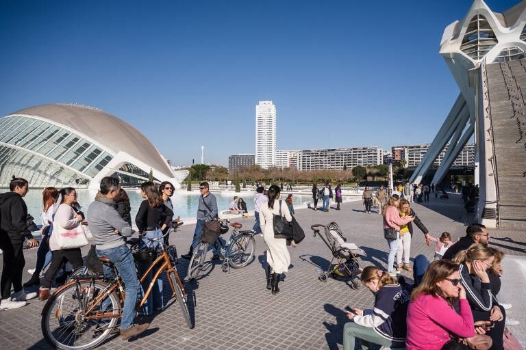 València lidera la ocupación hotelera en la Comunitat en la primera quincena de abril