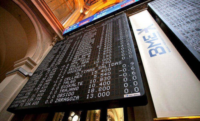 El tirón bancario permitió al Ibex 35 cerrar por encima de la cota de los 9.400 puntos
