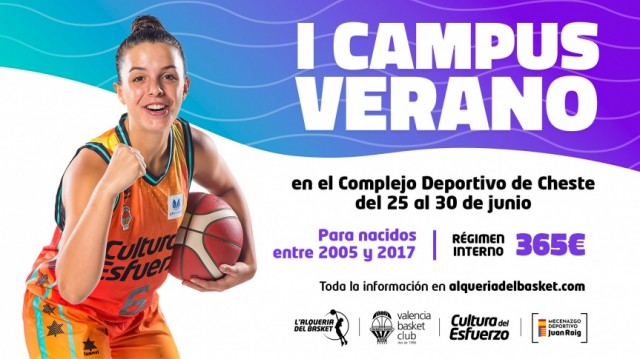 Valencia Basket estrena el primer Campus de Verano en Cheste
