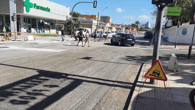Finalizan las obras de renovación de infraestructuras en la calle Severo Ochoa de Benidorm