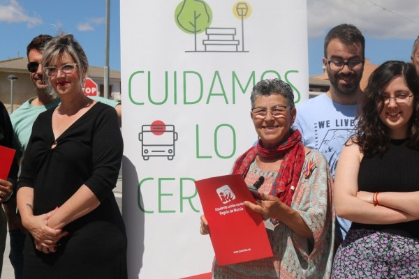 La histórica militante del PCE Jacoba Ruiz será la candidata de IU a la Alcaldía de Fortuna