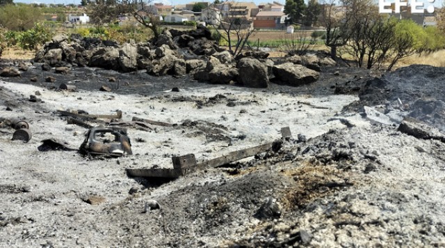 Estabilizado el incendio de vegetación declarado en Genovés