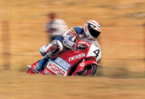 El Salón de la Moto rendirá un homenaje a 'Champi' Herreros, último campeón de 80 cc