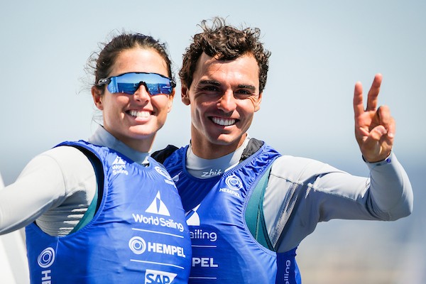 Jordi Xammar y Nora Brugman, el mascarón de proa del equipo olímpico