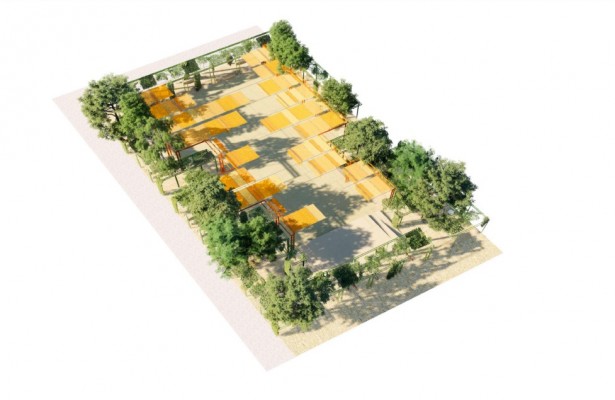 Dénia saca a concurso por 740.000 euros las obras del parque en el solar del viejo ambulatorio 