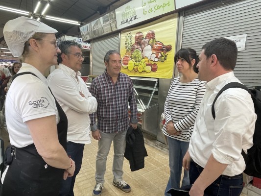 Compromís promete reforzar la dinamización del Mercat Central como pulmón comercial de Castelló