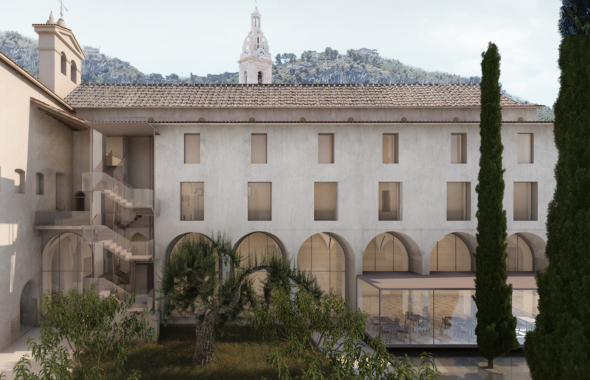 Así es el proyecto para transformar el convento de Santa Clara de Xàtiva en un gran centro cultural