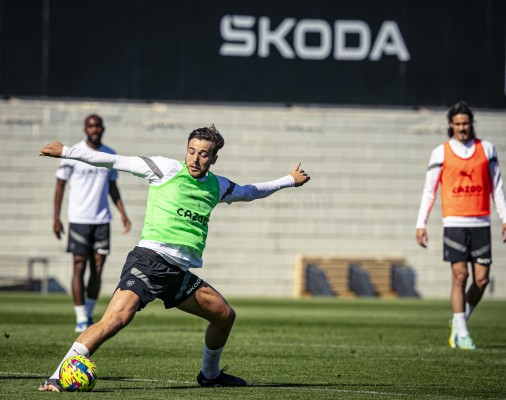 Nico trabaja con los fisios pero no está descartado para enfrentarse al Sevilla
