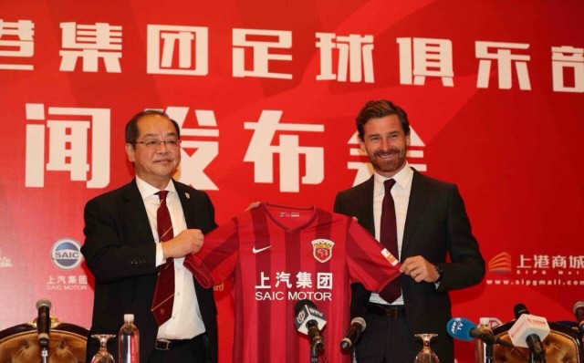 Villas-Boas sustituye a Eriksson como entrenador del Shanghai SIPG chino