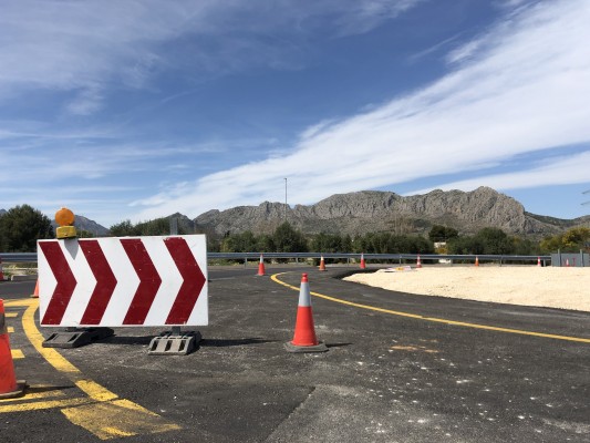 La rotonda que enlazará con la N-332 en Ondara y acabará con el caos del tráfico estará en verano

