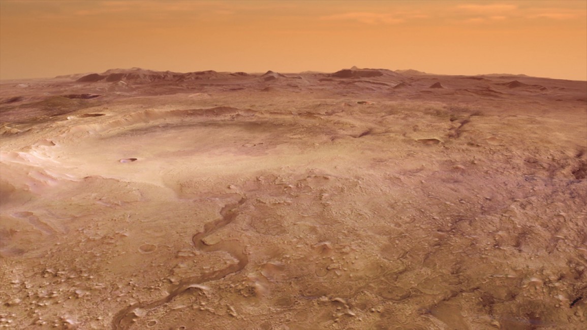 Un viaje a través de Jezero. Foto: ESA - 