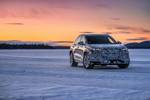 El Audi Q6 e-tron prototype se pone a prueba en el norte de Europa

