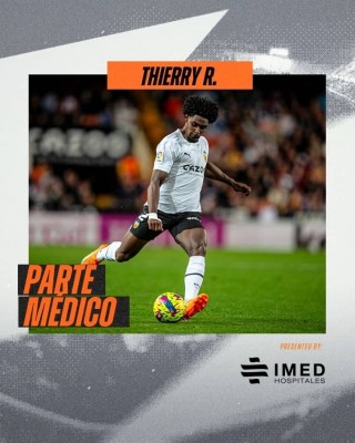 Thierry sufre una lesión en el recto femoral