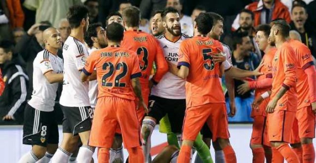 El Valencia-Barcelona, sábado 5 de diciembre a las 20:30
