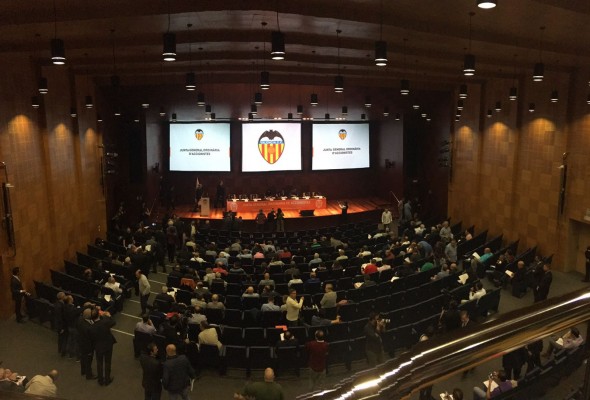 Da comienzo la Junta General de accionistas del Valencia CF