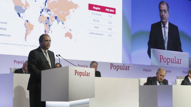 Banco Popular encadena seis sesiones desplomándose con los bajistas apretando más 