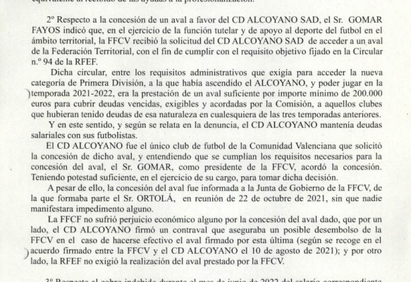 La Fiscalía Provincial de Valencia archiva la denuncia contra Salvador Gomar