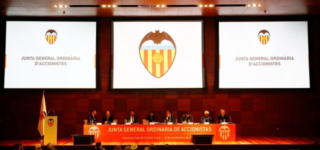 El Valencia presentó pérdidas de 31 millones y un resultado de explotación de 26 millones
