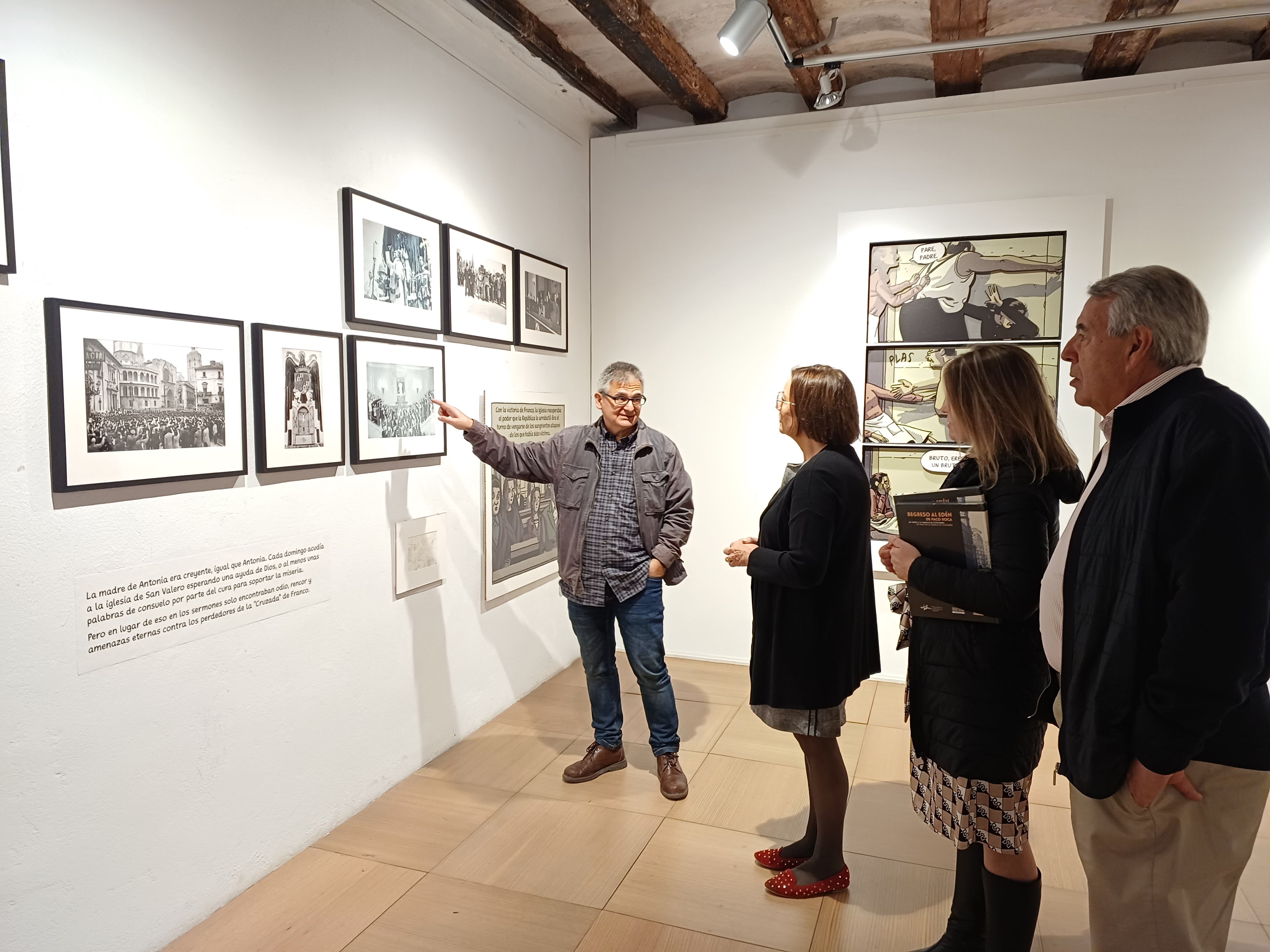 La mirada de Paco Roca sobre la València de postguerra arriba al Mucbe de Benicarló