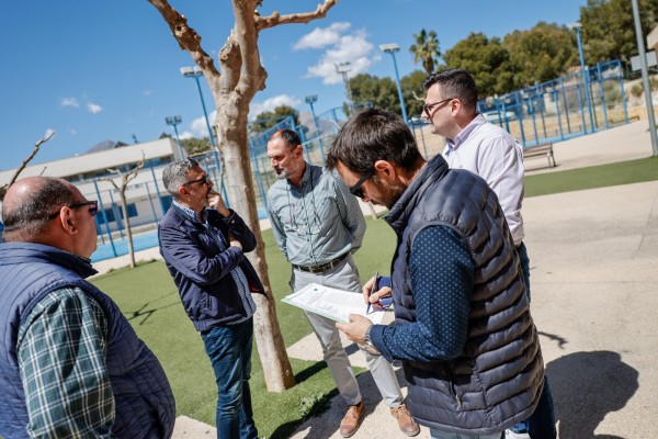 Comienzan las obras de rehabilitación del entorno del Pabellón Pau Gasol de l'Alfàs del Pi