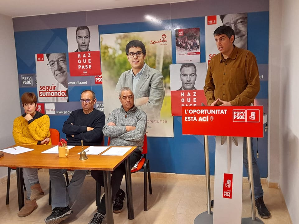 El PSPV de Morella, tras la denuncia a Antifraude del PP: 