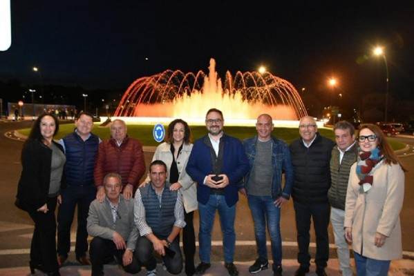 Lorca inaugura la nueva fuente del barrio de San Antonio tras una inversión de 425.000 euros