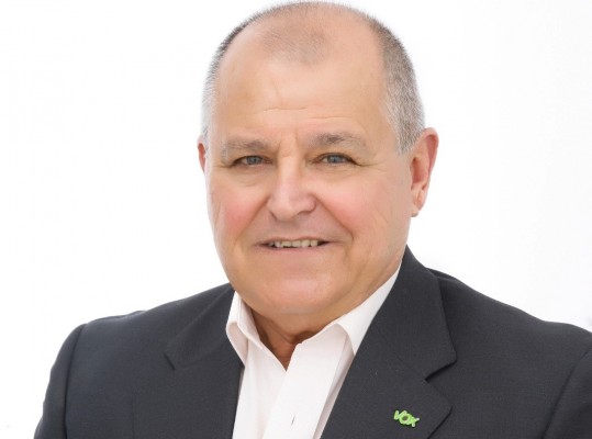Carlos Corvalán es el candidato de Vox para lograr la Alcaldía de Mazarrón