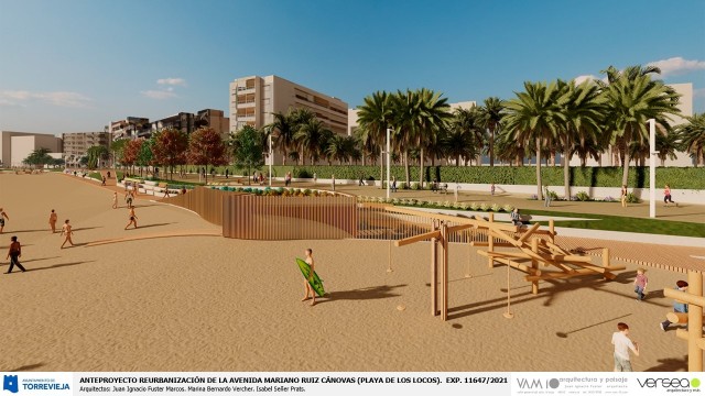 Torrevieja presenta la reurbanización del paseo de la Playa de los Locos: obras para finales de este año