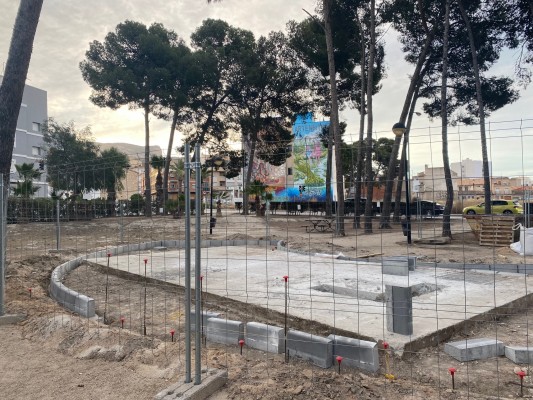 Petrer inicia la construcción de una zona de parkour proyectada en la calle Norte