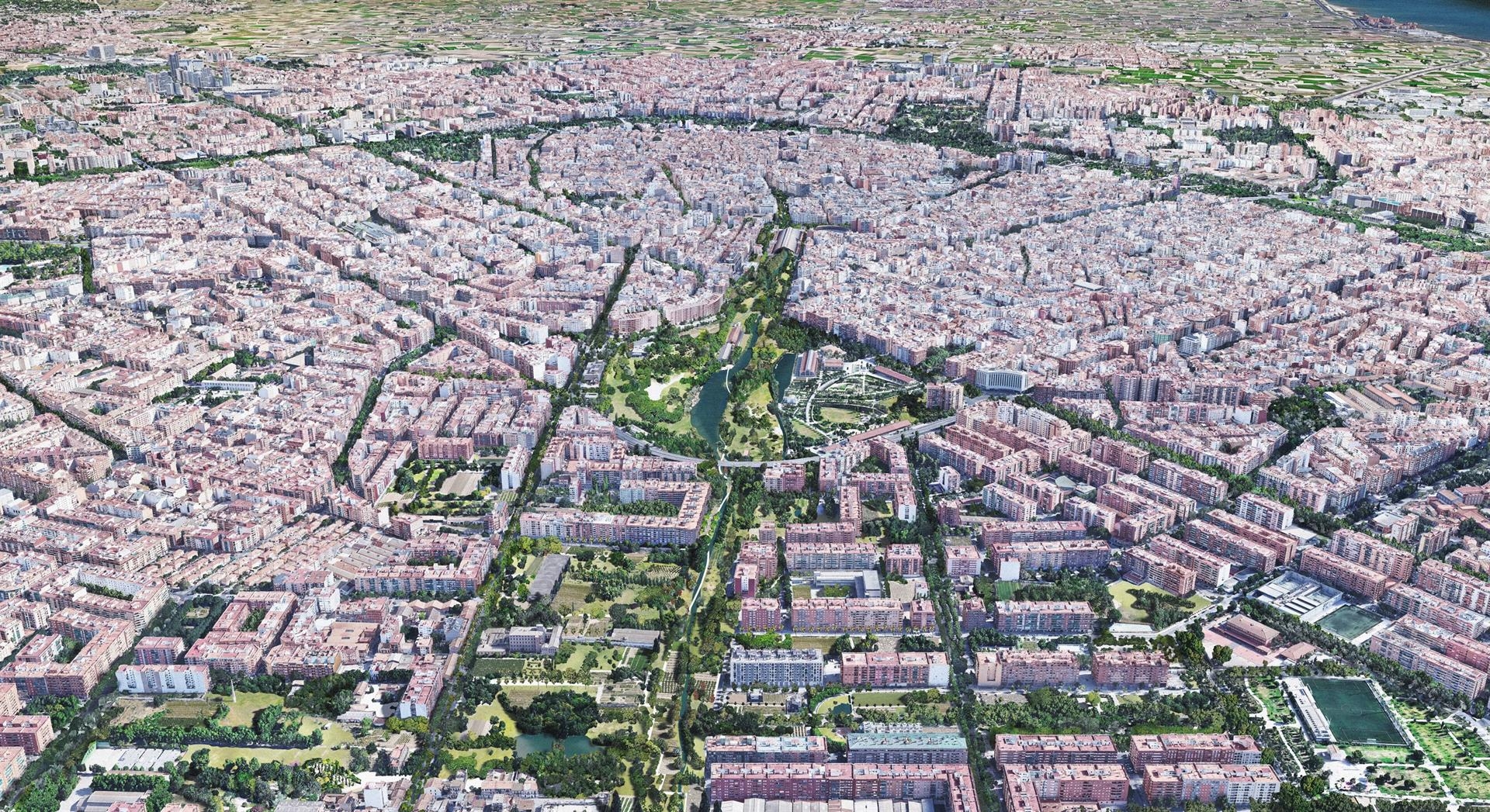 El Plan Verde de València prevé más jardines, hasta casi 12m2 por habitante
