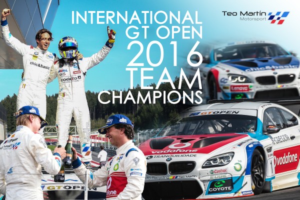 Teo Martín, nuevo campeón del International GT Open