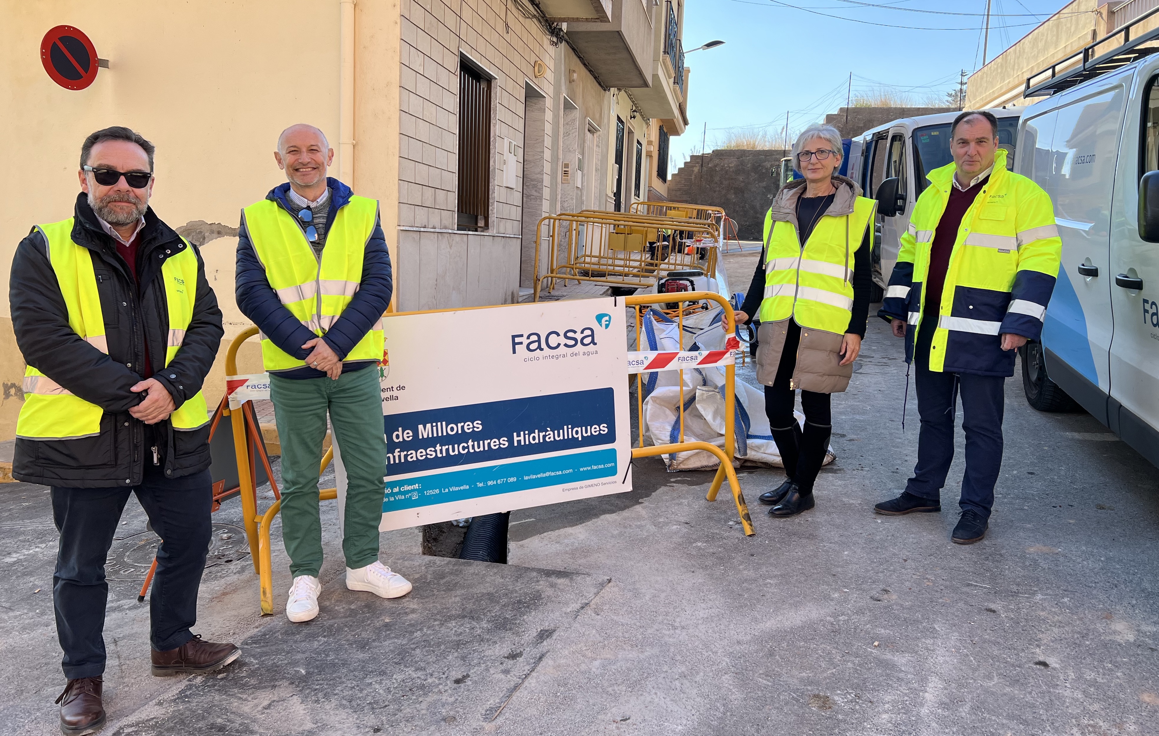 Facsa renueva un tramo de la red de distribución de La Vilavella para mejorar la calidad del agua