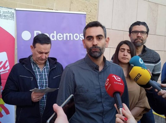 El candidato de Podemos en Elche, Moisés García, acudirá de 'expedición' al acto de Sumar en Madrid