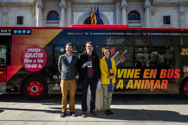 EMT y el Maratón Valencia unen sus fuerzas para potenciar la movilidad el día de la carrera con desplazamientos gratis