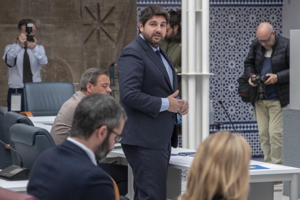 López Miras liderará la ofensiva de la Región en el Congreso para frenar el recorte al Trasvase