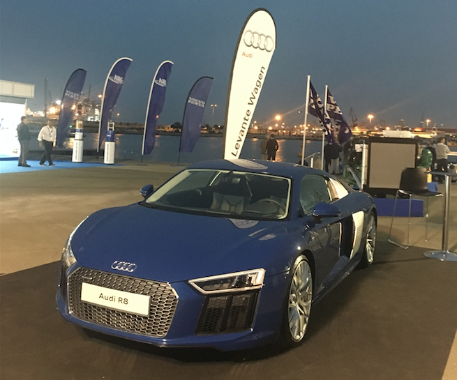 El Audi R8 luce en el cierre de la Valencia Boat Show