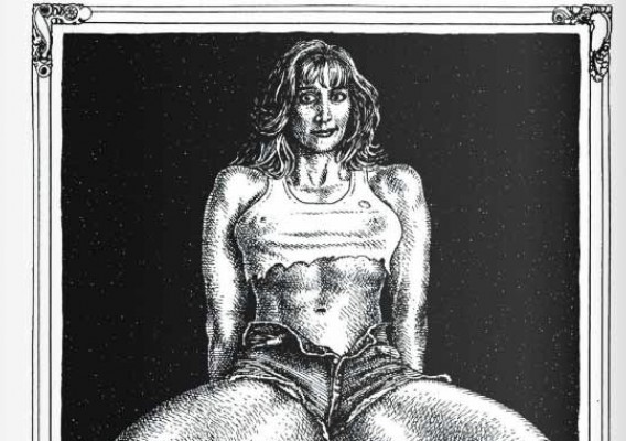 'Art & Beauty' de Robert Crumb: El artista frente a un modelo de mujer que le esclaviza