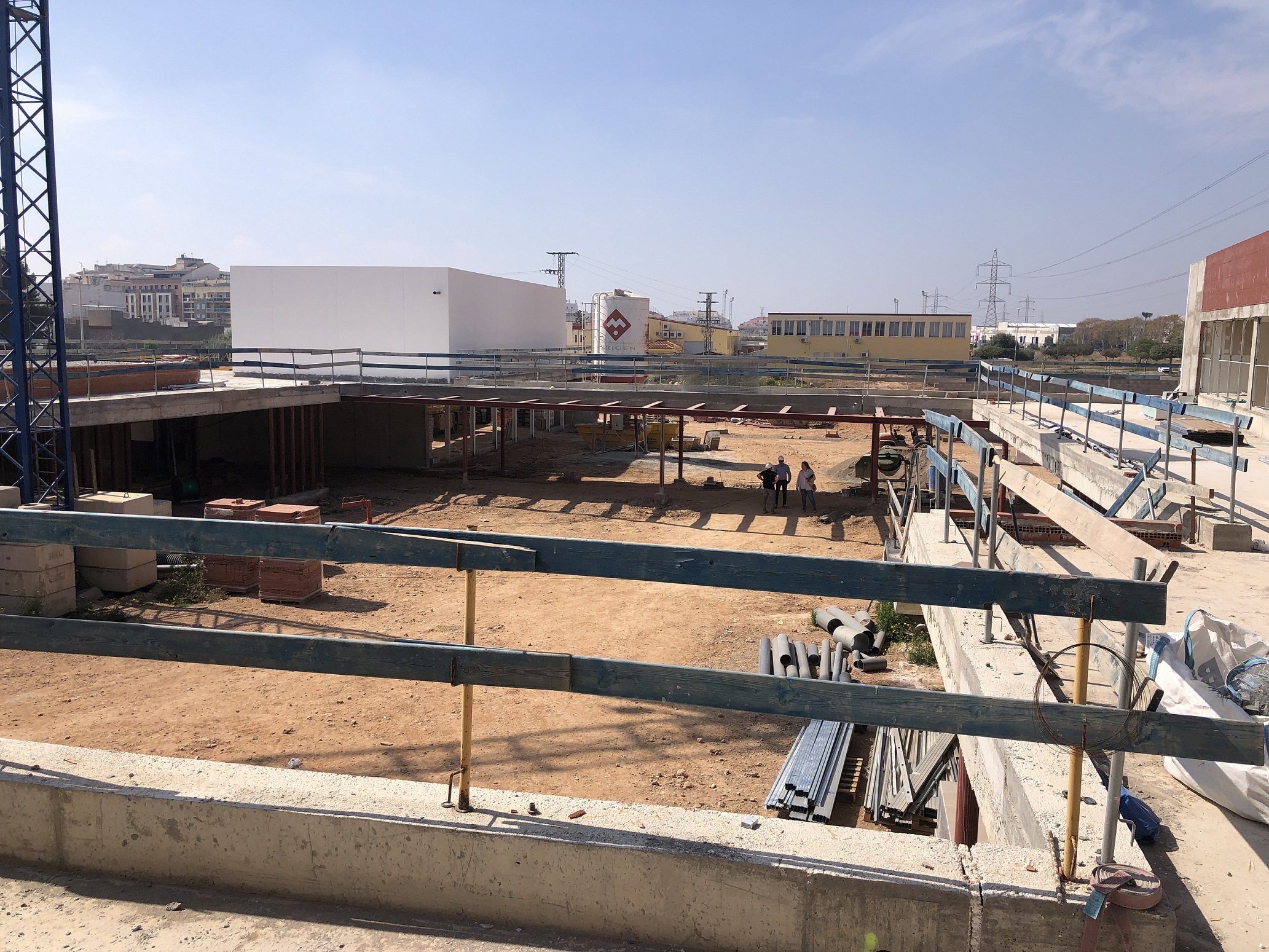 Las obras del CEIP Santa Quitèria de Almassora terminarán en mayo para la mudanza en verano
