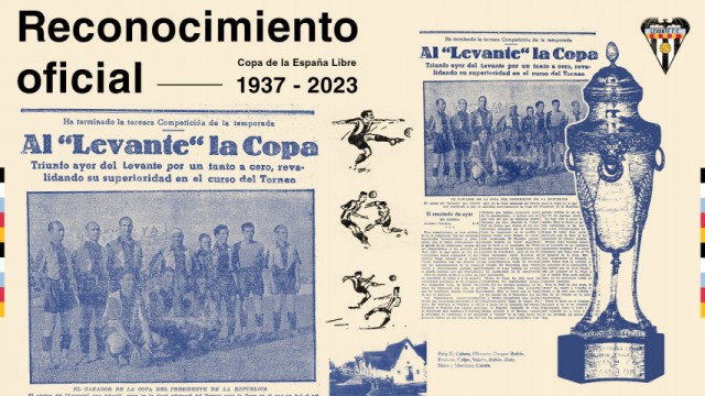 La RFEF aprueba el reconocimiento del título de la Copa de 1937 que ganó el Levante