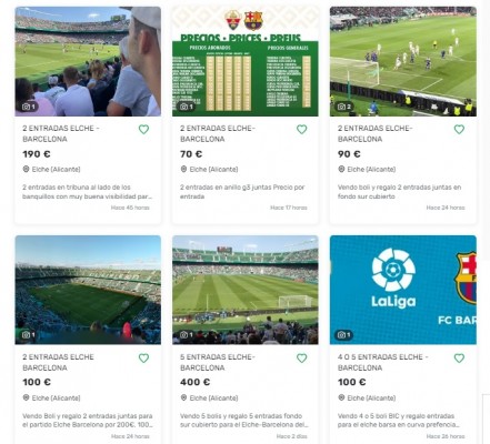Rinconete, Cortadillo, bolis y entradas para el encuentro Elche-Barça de la jornada 27