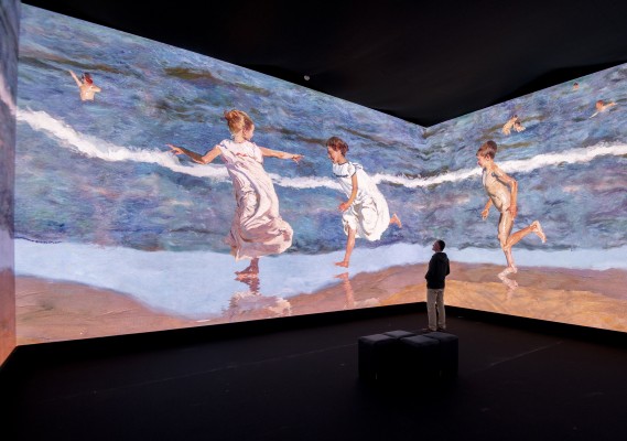 Obras de la Hispanic Society inéditas en València engrandecen la exposición inmersiva de Sorolla