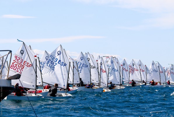 El Trofeo RCN de Calpe, Vela Infantil, acoge a la mejor flota Optimist A de la Comunitat Valenciana