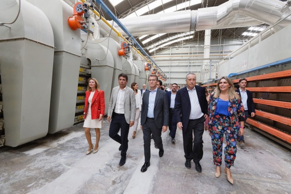 Visita de los líderes del PP a las instalaciones de TAU Cerámica. Imagen de archivo del PPCS - 