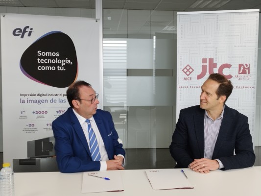 EFI Cretaprint dona una impresora de última generación al Instituto de Tecnología Cerámica